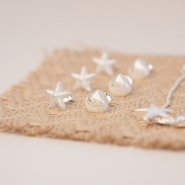 迷你 小貝殼純銀耳釘 韓系純銀耳環,S925抗敏耳釘,女生氣質耳環推薦,小巧純銀耳環,抗敏耳環不過敏,百搭日常耳環,簡約韓系耳飾