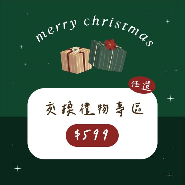 聖誕交換禮物1+1【手鍊 耳環2】 