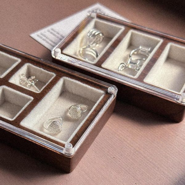 質感實木迷你飾品盒 