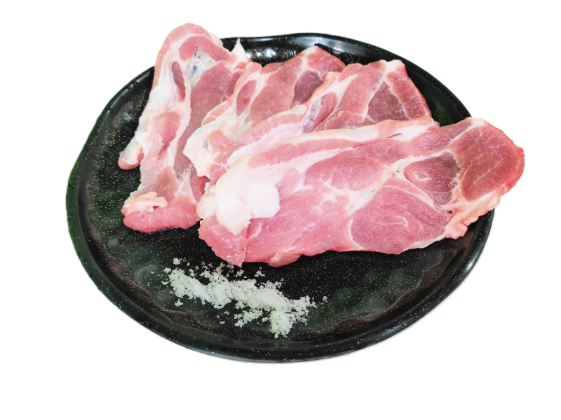 厚切梅花肉片 