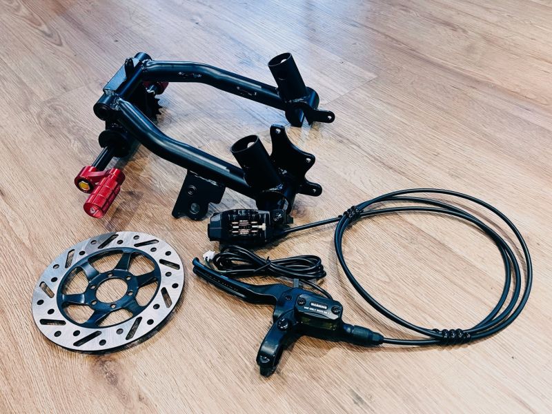 (一代大嘟嘟) 升級後輪油壓煞車 