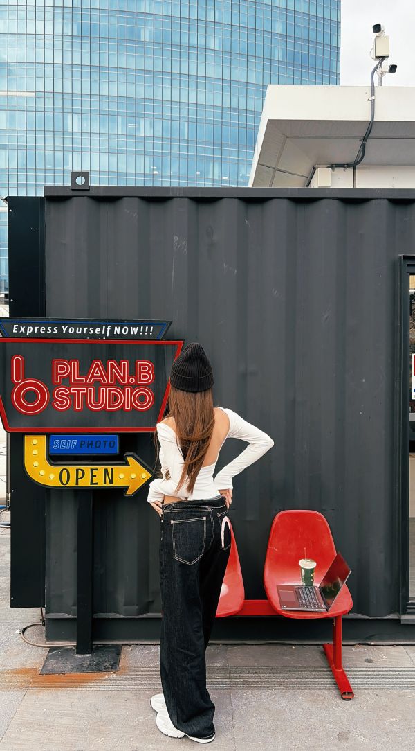 Xmas歐美美背U領連體Bratop  白 