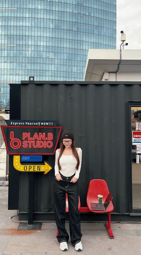 Xmas歐美美背U領連體Bratop  白 