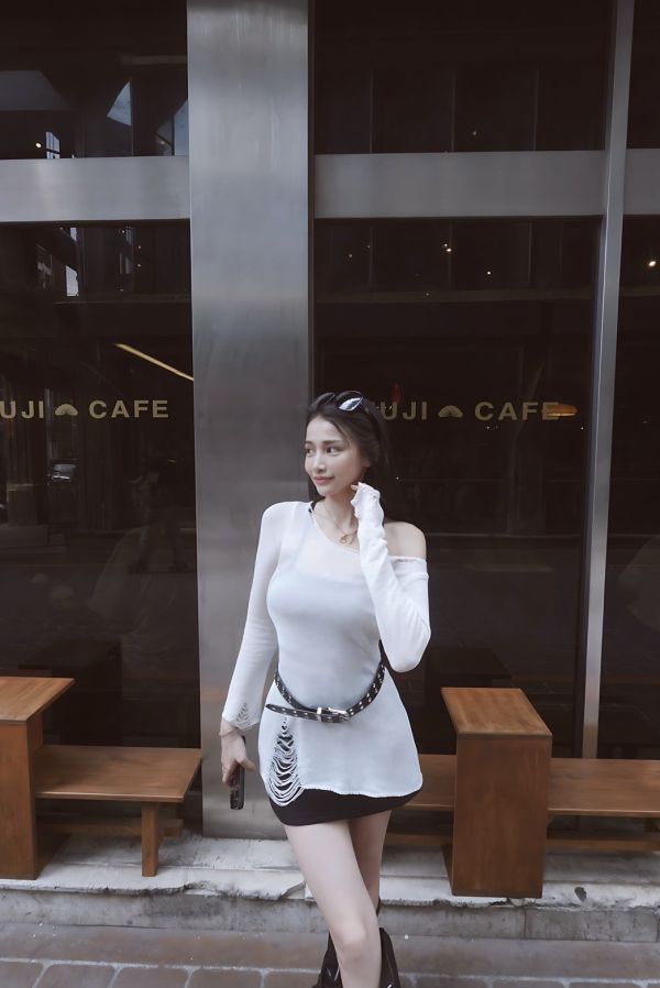 美式雙排釦皮帶 