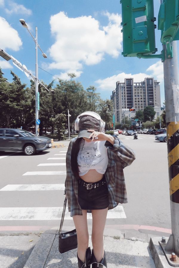 美式雙排釦皮帶 