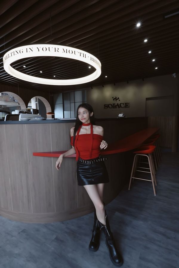 美式雙排釦皮帶 