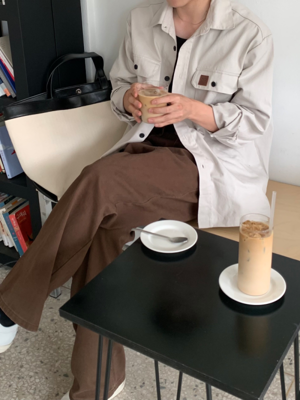 Western 補丁工作襯衫 