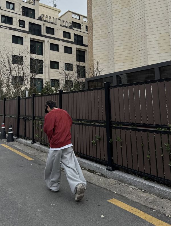 多按扣氣球棉褲 