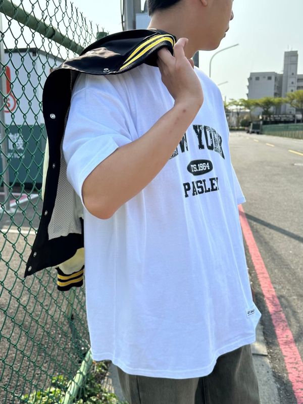 new york 字中圖騰短袖 