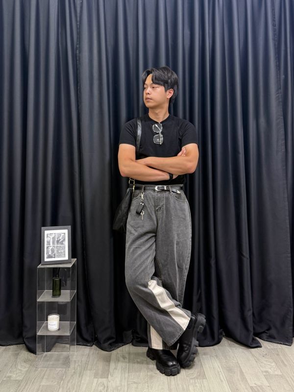 建構式 立體剪裁 顯壯短袖 