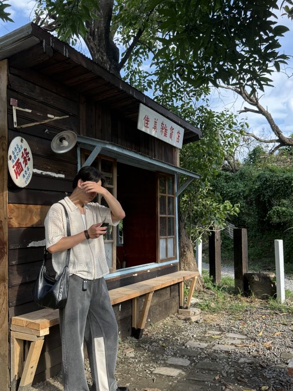 慵懶午後 鉤針編織 拉鍊短襯 