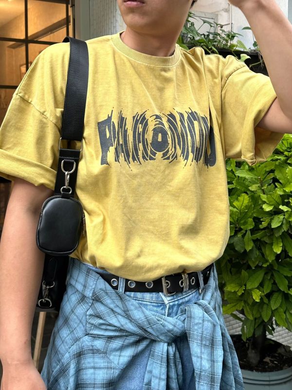 PARANOID 水洗聲波紋短T 