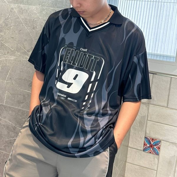 ELLIOTT火焰9號翻領球衣 