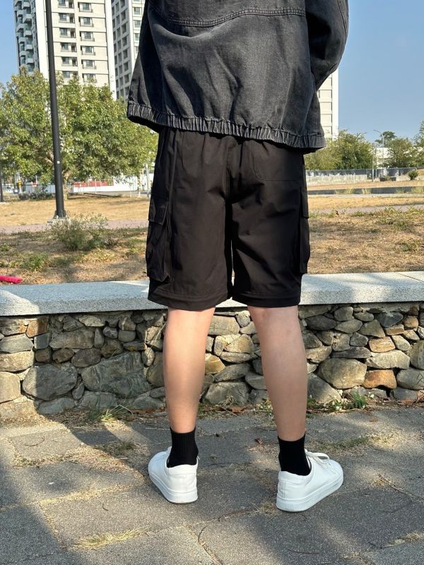 可拆卸涼感工裝褲 