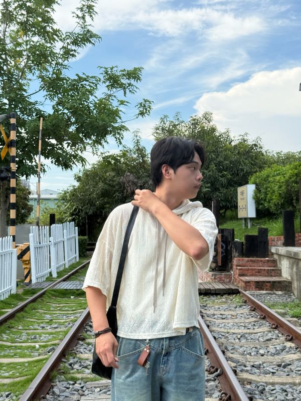 三股牛皮 磁吸鐵扣 手鏈 