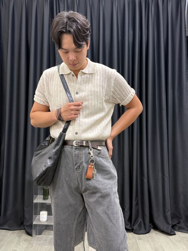 馬蹄尾鐵 牛皮皮帶 