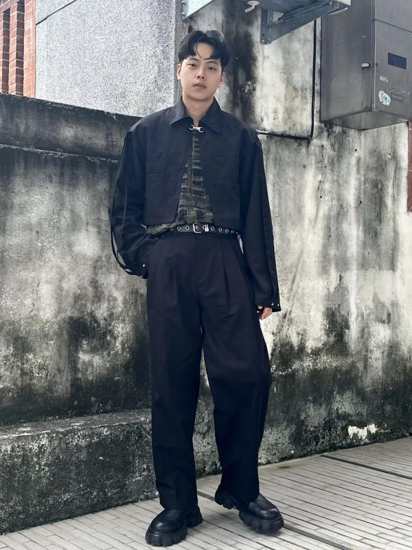 袖帶 短版 鐵扣 襯衫夾克 