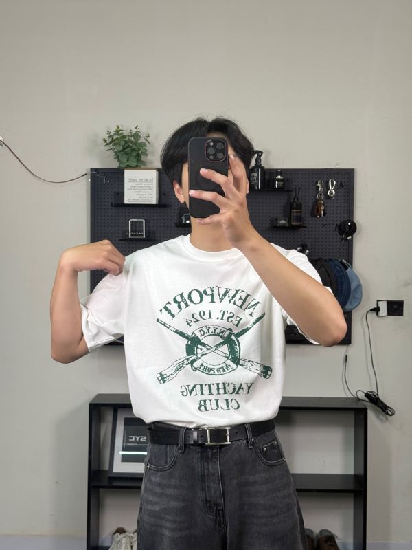 Newport 斑駁印花 航海圈 短袖 