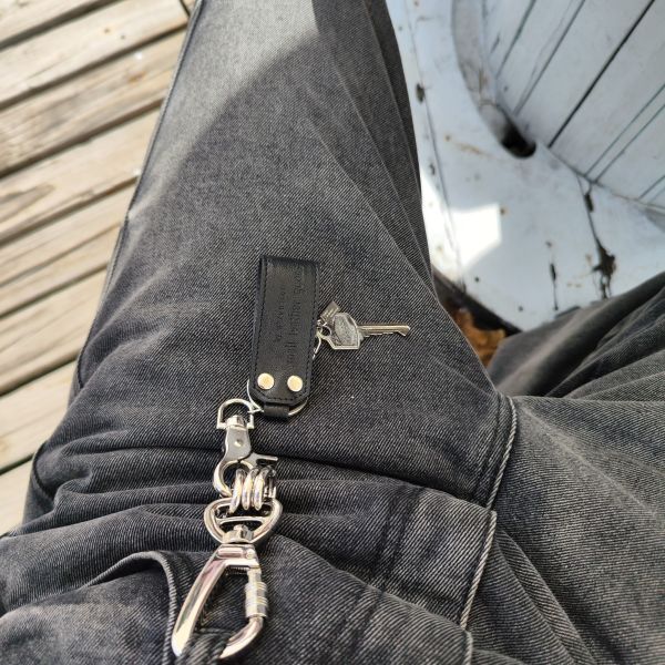 真皮皮革鑰匙圈 