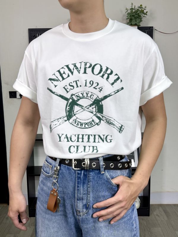 Newport 斑駁印花 航海圈 短袖 