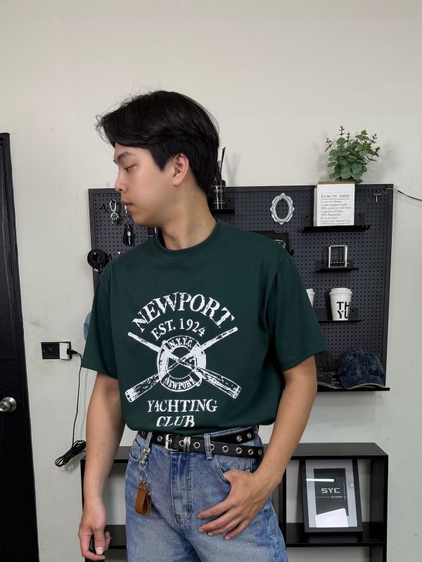 Newport 斑駁印花 航海圈 短袖 