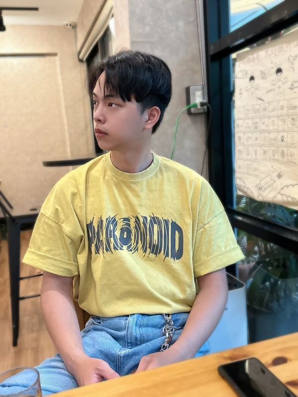 PARANOID 水洗聲波紋短T 