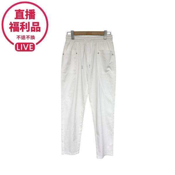 77699｜高磅棉鬆緊抽繩休閒長褲(2件組)-DF9055A6-福利品不退不換 