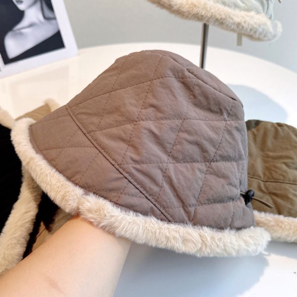 絨毛抽繩漁夫帽 130 