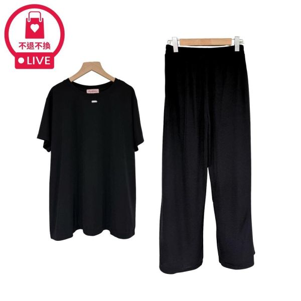 9797｜懶人救星！極簡金屬標休閒套裝-SH8530B6-福利品不退不換 