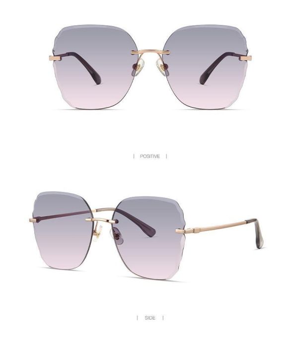 9993｜漸變色無框墨鏡-BLS7257C7 