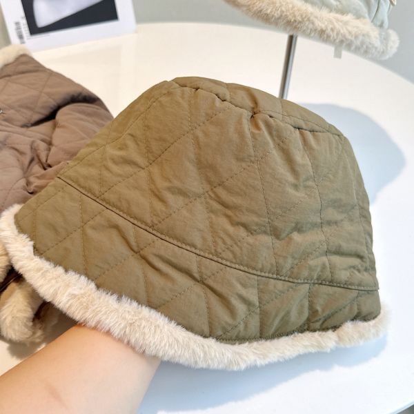 絨毛抽繩漁夫帽 130 