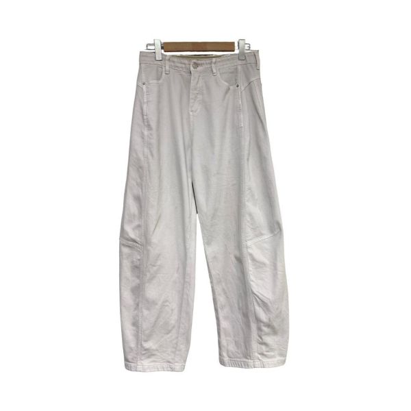 8389｜立體弧線剪裁牛仔彎刀褲-093 