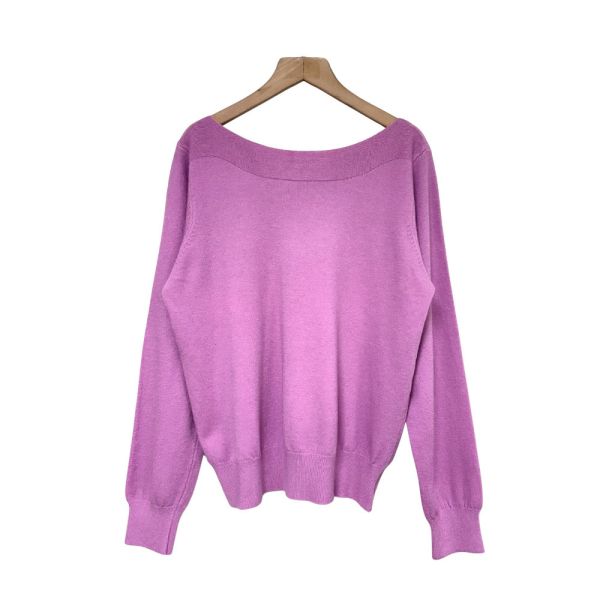 現貨8306｜自訂款船領縮口莫代爾針織衫 032 