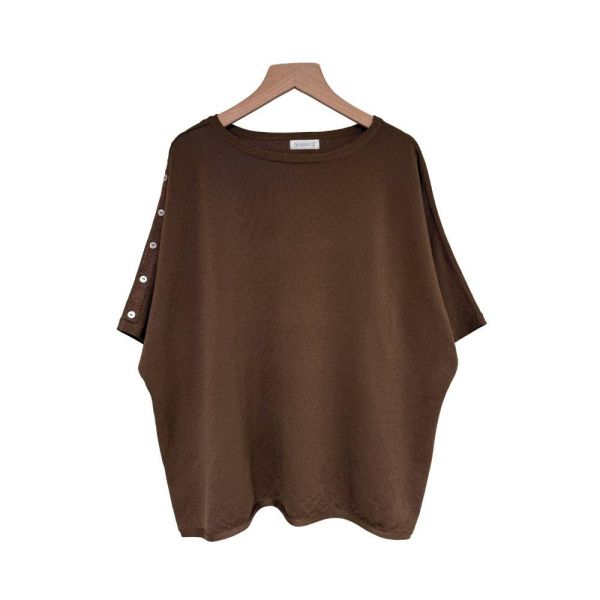 8373｜初夏從容・單側排釦高級垂墜感上衣-053 