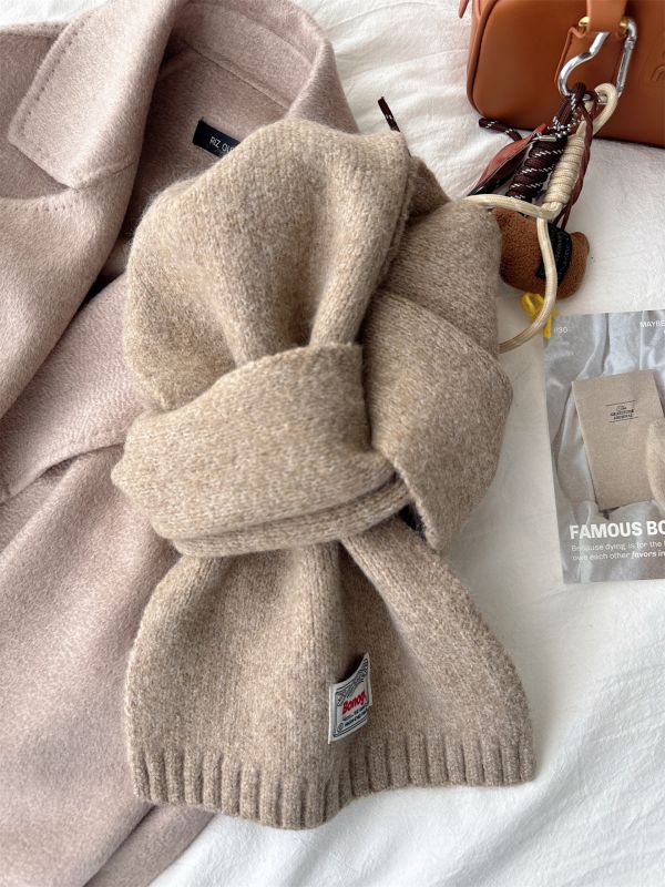 秋冬糖果色保暖圍巾-BLS A3 