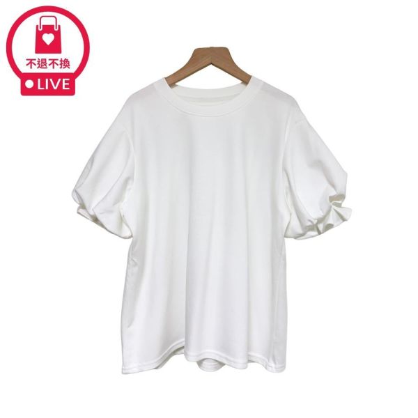 9882｜法式浪漫・立體花苞袖太空棉上衣-RR7109A9-福利品不退不換 