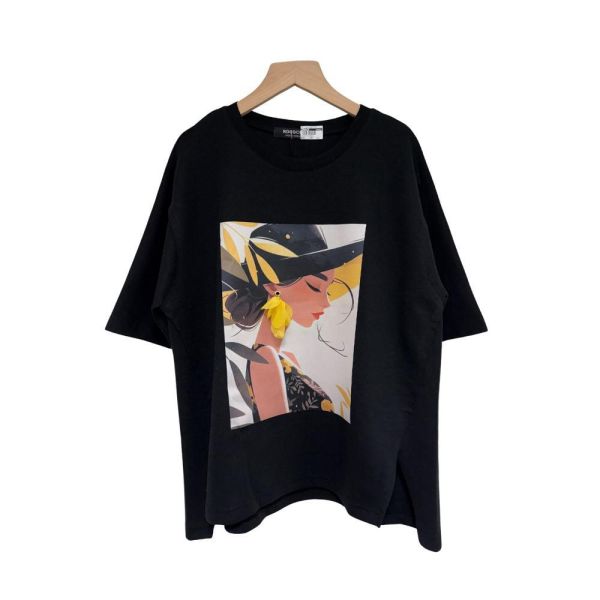 9841｜3D立體心機！法式女伶花瓣耳環吊飾純棉T-RP1004H9 