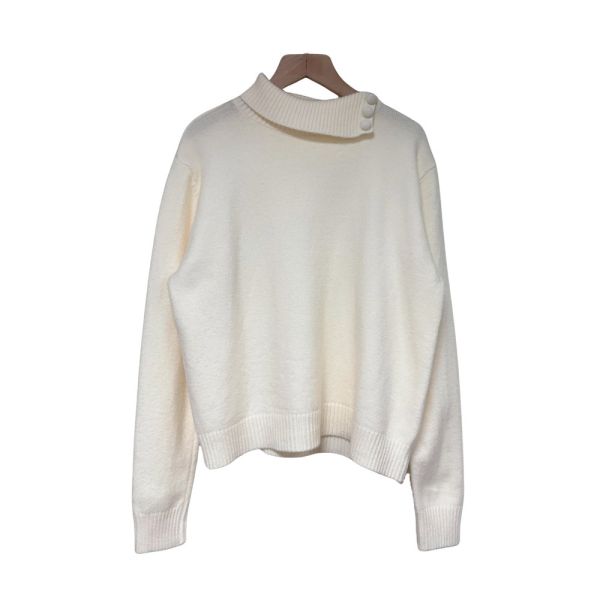 現貨8318｜螺紋翻領莫代爾針織衫 037 