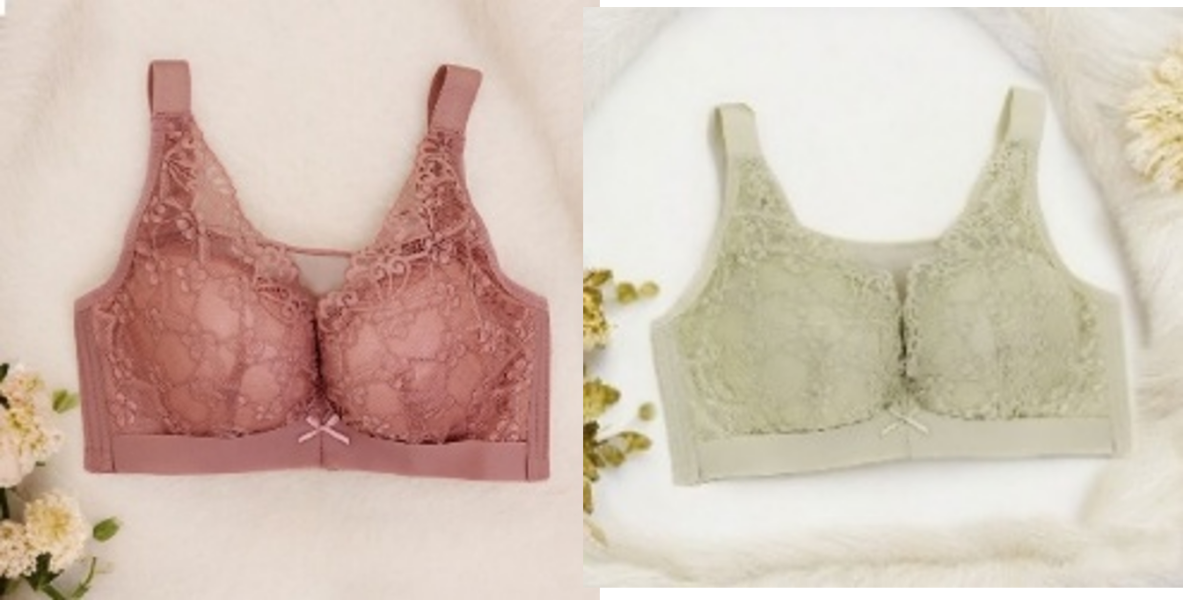 現貨22199｜高雅蕾絲防擴包覆集中內衣(超值2入組)-D74 