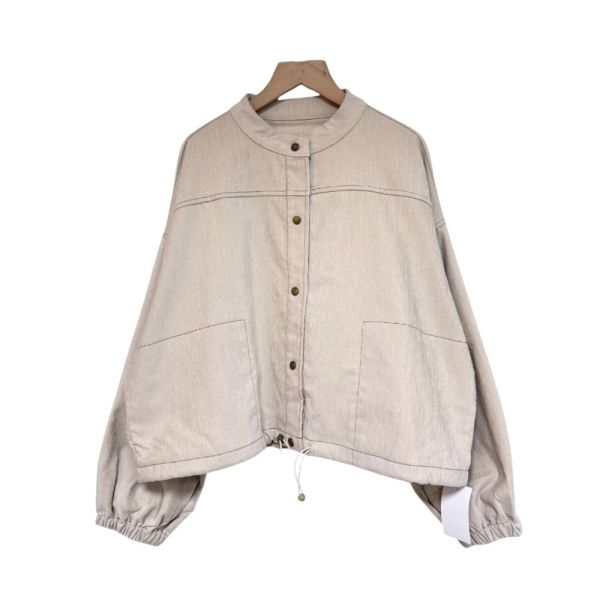 預購7953｜雲絨丹寧工裝風短夾克-MIA25293G9 