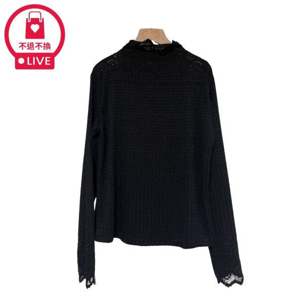 現貨96277｜高領蕾絲內搭打底衫-RR8527A4-福利品不退不換 