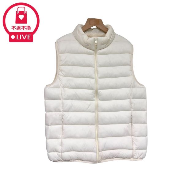 現貨9707｜輕羽絨棉拉鍊馬甲背心-DFX681A6-福利品不退不換 