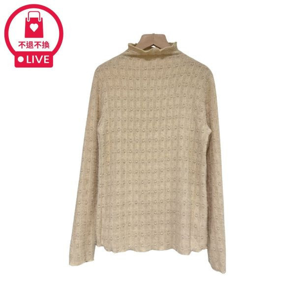 現貨95488｜愛心緹花絨毛打底針織衫-RR8981A4-福利品不退不換 