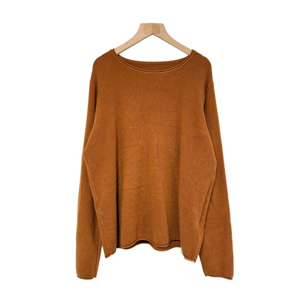 現貨9561｜捲邊螺紋彈性針織衫-MIA25785C7-福利品不退不換 