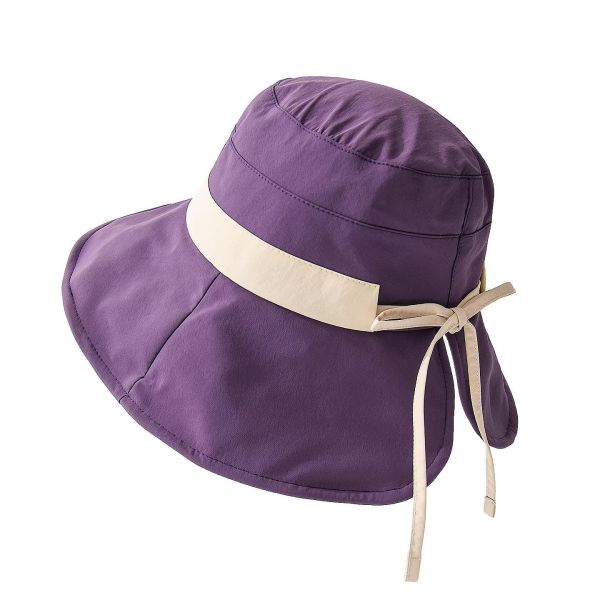 9888｜大帽簷抽繩顯瘦遮陽帽 