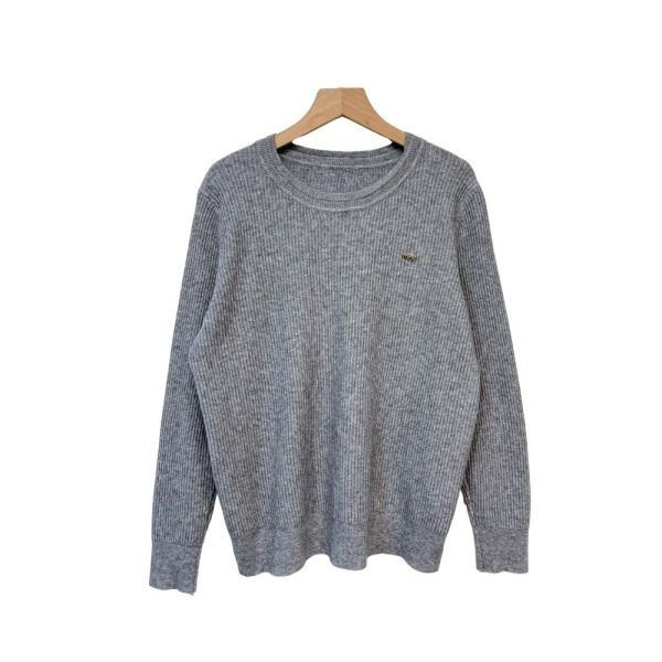 【兩件優惠】82511｜金屬裝飾花色坑條針織衫 028 