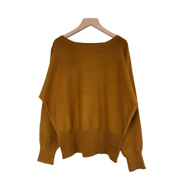 現貨8323｜船領連袖縮口莫代爾針織衫 037 