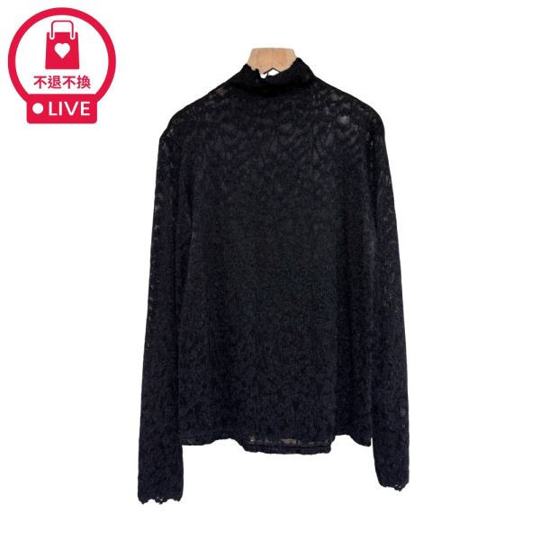 現貨9629｜滿版蕾絲針織高領內搭衣-RR8130A4-福利品不退不換 