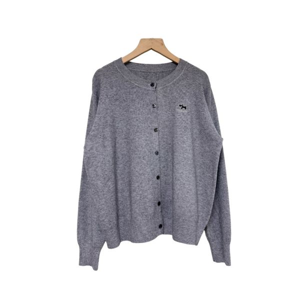 現貨8295｜自訂款砂糖點點刺繡縲縈針織開衫 035 