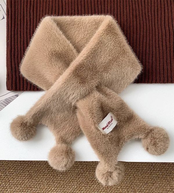 現貨9663｜超Q柔軟親膚絨毛圍脖 A4 